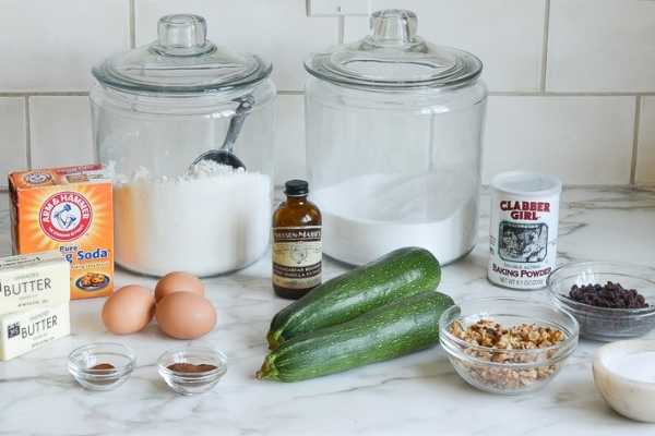 courgette bread ingredients