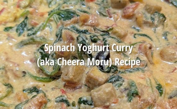 Spinach Yoghurt Curry - aka Cheera Moru Curry